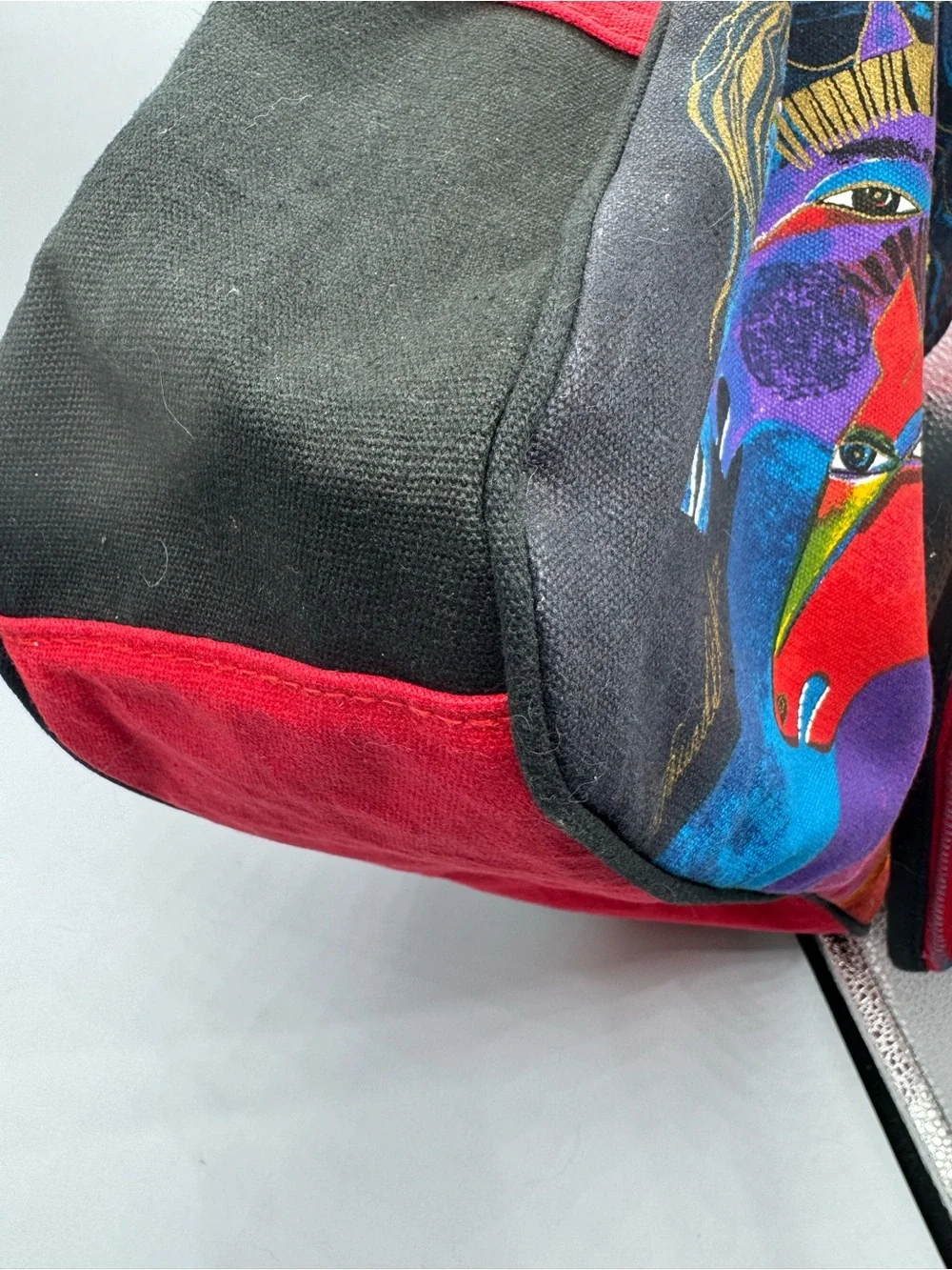 Wild Horses Of Fire Laurel Burch Medium Canvas Art Hobo Purse Tote Equine